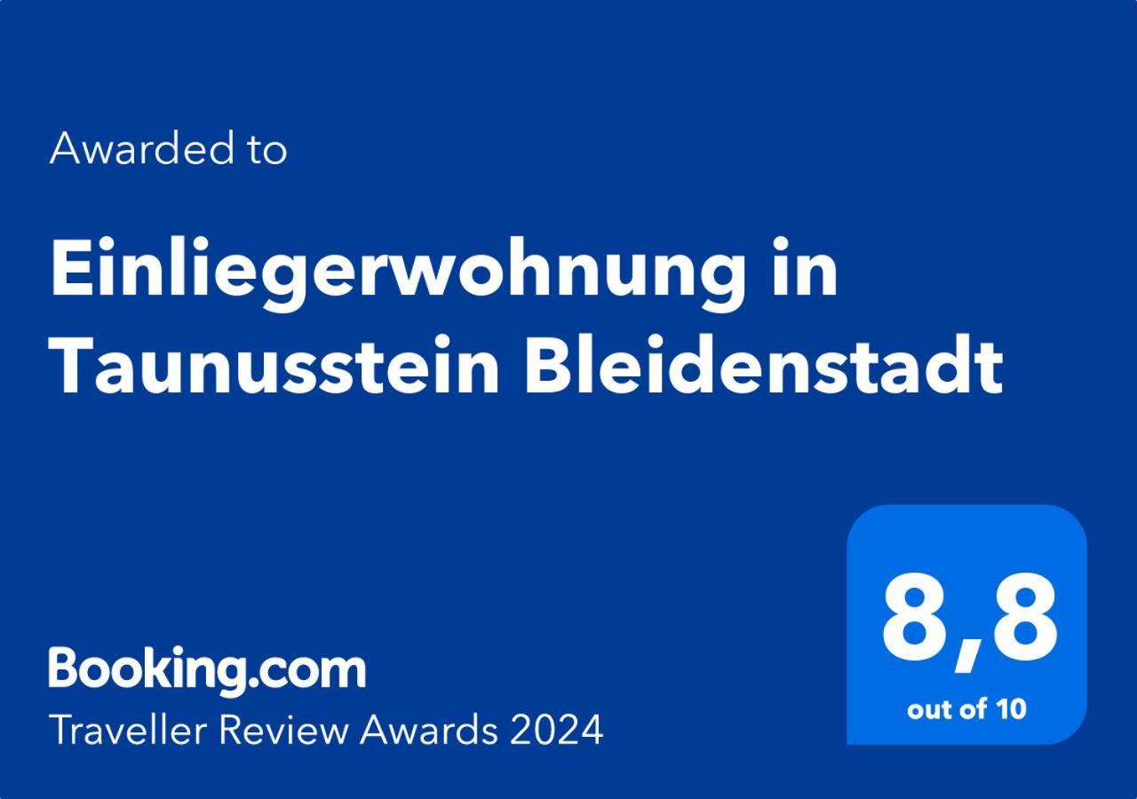 Einliegerwohnung In Taunusstein Bleidenstadt Екстериор снимка